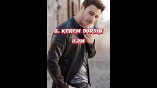 Top 10 Most Followed Turkish Celebrities On Instagram In 2023 / #shorts #top10