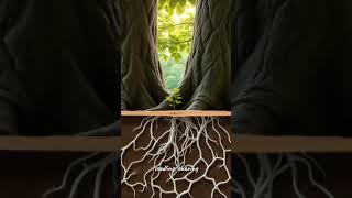 Unveiling the Secret Life of Trees: The Hidden 'Wood Wide Web'! #shorts #trees #story