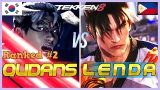 Tekken 8 ▰ Qudans (Ranked #2 Devil Jin) Vs Lenda (Jin) ▰ Ranked Matches