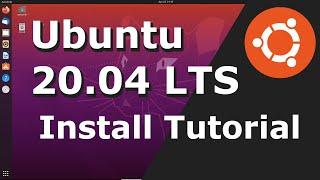 Ubuntu 20.04 LTS Linux Install Tutorial | Desktop | (Linux Beginners)