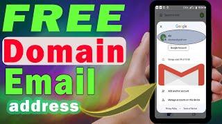 How to get domain email address for free (step by step)