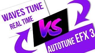 Waves Tune Real Time VS AutoTune EFX 3