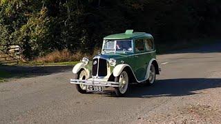 Unrestored 1931 Austin Seven Swallow Saloon Walk Round & Drive