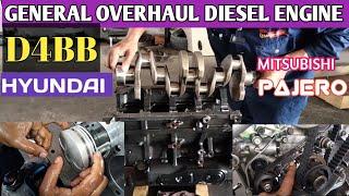 GENERAL OVERHAUL DIESEL ENGINE | D4BB | D4BA | D4BF | HYUNDAI |