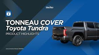 OEDRO Soft Tri-fold Truck Bed Tonneau Cover Compatible with 2022-2024 Toyota Tundra #oedroautoparts