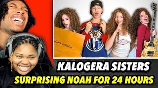 KALOGERAS SISTERS SURPRISE NOAH FOR 24 HOURS!