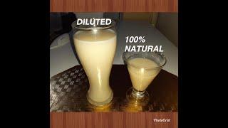 Testing 100% Natural Soursop Juice vs Diluted Soursop Juice