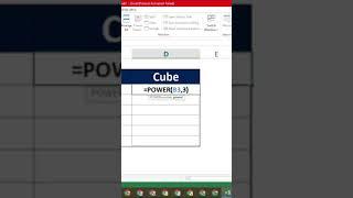 Power Formula in MS Excel with Example || Cube a Number in Excel