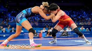 American Kennedy Blades makes her way to women's 76kg freestyle wrestling final | Paris Olympics