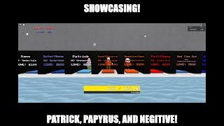 Undertale au fight (showcasing)  Patrick, swap papyrus, and negative sans