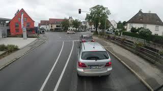 Road trip, time laps, Bad Buchau - Memmingen