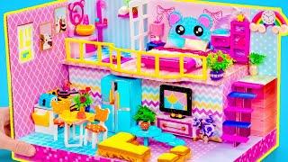 Teddy Bear Dream House!  DIY Miniature Furniture & Cute Decor