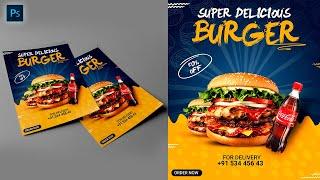 Design Fast Food Poster in Photoshop  Photoshop Tutorial