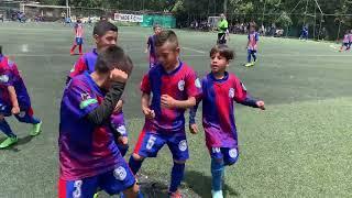 Copa Mano Amiga - Fecha #8 - Tiempo 1 Talentos Bellanita 8 Vs 1 Athletic Club  #bello #futbolbase