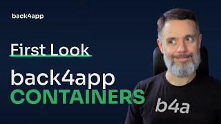 First Look at Back4App Containers | Free and open-source platform