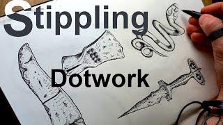 Stippling (Dotwork) | Drawing Ancient Things with an Ancient Technique