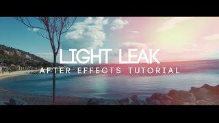 How to Make Light Leaks in After Effects - After Effects Tutorial (No Third Party Plugin)