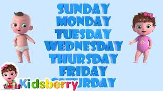 Sunday Monday | Kidsberry Nursery Rhymes & Baby Song