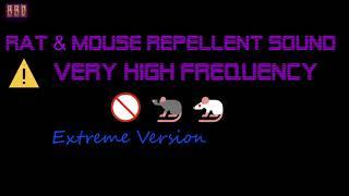 ️(Extreme Version)  Rat & Mouse Repellent Sound Very High Frequency (9 Hour)