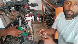 RTR 180 self start problem. Apache 180 self starting problem. TVS Apache self start wiring problem.