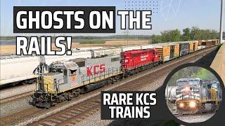 Gray GHOSTS and Battleship Grey on The Rails -RARE KCS Painted Locomotives-