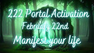 222 portal activation to manifest abundance & wellbeing. 22nd February 2025. Reiki guided meditation