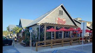 Lunch at the Beach the Red Bar in Grayton Beach Florida