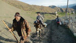 Living in a remote village in the MOST ANCIENT village of the North Caucasus. Dagestan. Russia