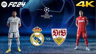 FC 24 - Real Madrid vs. VfB Stuttgart | UEFA Champions League | 4K