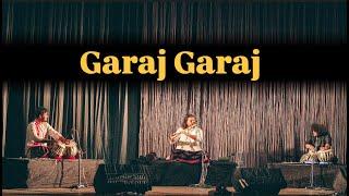 Garaj Garaj || Bandish Bandits || Flute Classical || Ft. Arijit and Sandipan on Tabla || LIVE