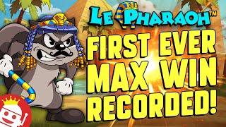 FIRST EVER LE PHARAOH MAX WIN!  NEW HACKSAW SLOT!