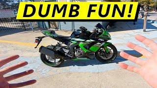 The Kawasaki ZX6R Is a HORRIBLE Street Bike, But I Still Like It