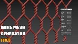 Wire Mesh Generator / Design Script | 3ds Max 2014 to 2023