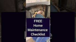 Free Home Maintenance Checklist