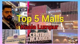 Top 5 Malls in Kuala Lumpur | Malaysia | Vlog#30