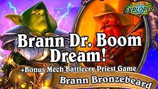 Brann Bronzebeard Dr Boom Dream ~ Hearthstone The League of Explorers