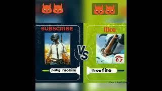 pubg vs free fire #shorts