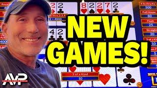 BRAND NEW VIDEO POKER GAMES! Do We Like Them? 