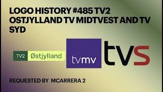 Logo History #485 TV2 Ostjylland TV Midvest and TV Syd