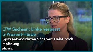 Sachsen-Wahl: Susanne Schaper (Die Linke) zu den Verlusten ihrer Partei | 01.09.2024