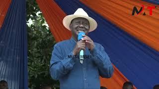 Raila Odinga Deliver Powerful Speech ahead of Piny Luo event that will be Graced by Ruto and Museven