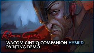 Roman Guro. Wacom Cintiq Companion HYBRID painting demo