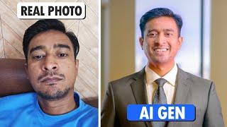 How to Create Professional linkedin Profile Picture with AI | Professional Profile Photo 2024