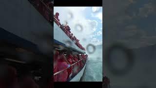 Getting wet on the Hornblower at Niagara Falls!