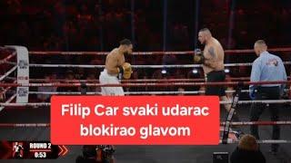 Filip Car Hell Boxing Kings, Cijeli meč Car brutalno prebijen