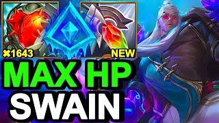 Wild Rift China Swain - NEW REDEMPTION Max Tank Swain Build Runes - Challenger Rank Gameplay