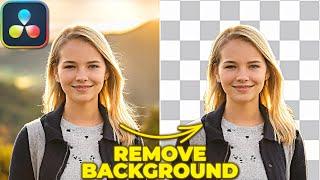 REMOVE BACKGROUND From Video in Davinci Resolve | Magic Mask Tutorial