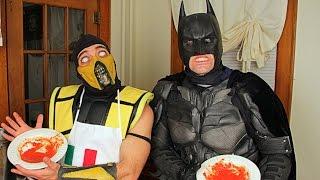 Scorpion & Batman make Vodka Sauce! (Cooking With Scorpion #3) Mortal Kombat