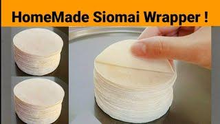 Homemade SIOMAI WRAPPER | How to Make Siomai Wrapper | Dumpling | Wonton | PINOY SIOMAI WRAPPER