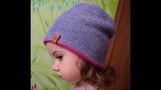 ТУНИССКОЕ ВЯЗАНИЕ*Двойная шапочка*МК     TUNISIAN CROCHET*Double cap*